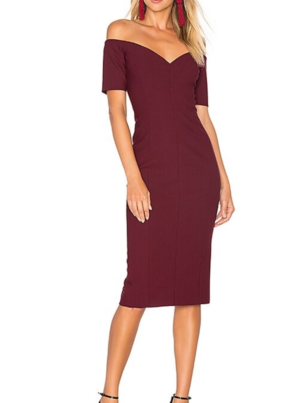 {cinq a sept} birch dress in mulberry